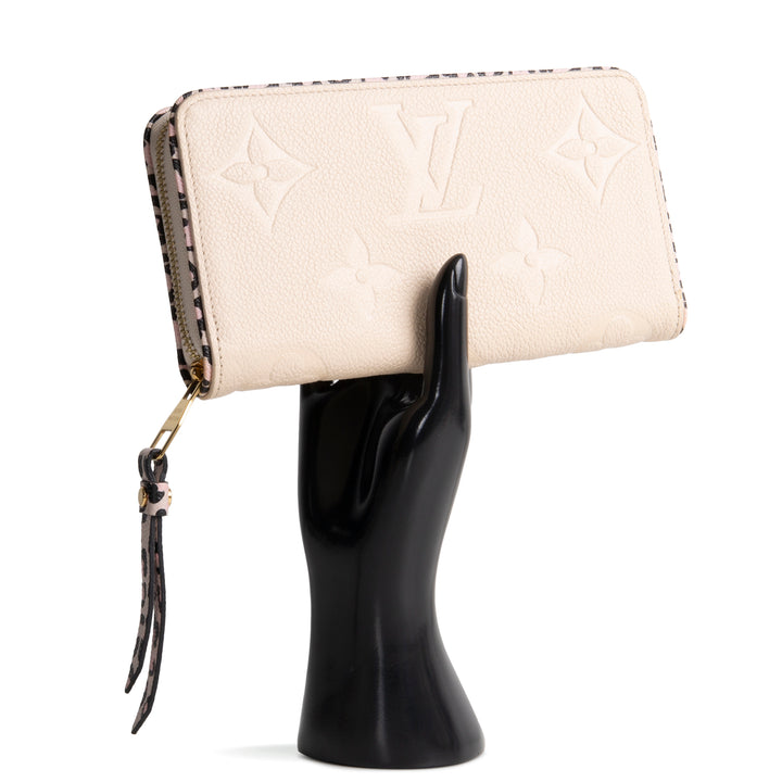 LOUIS VUITTON Wild at Heart Monogram Empreinte Zippy Wallet