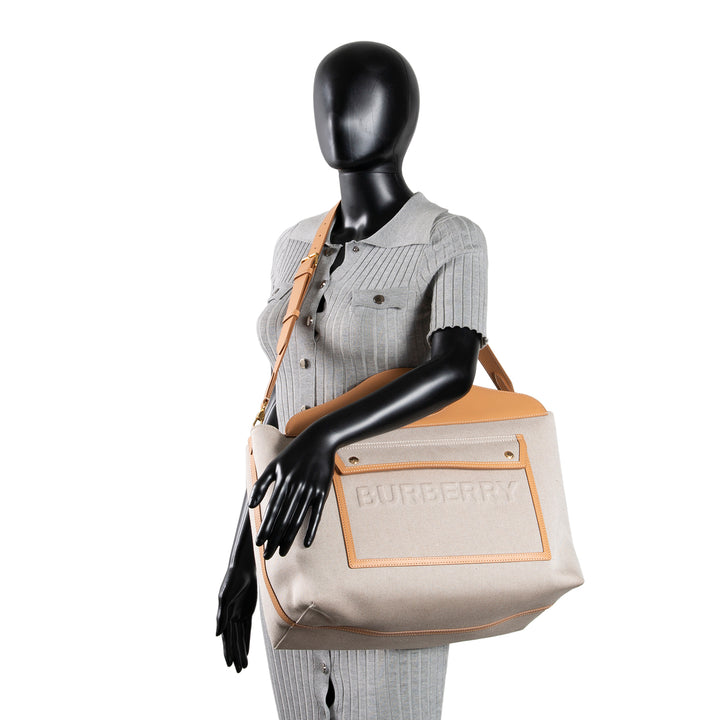BURBERRY Large Pocket Tote
