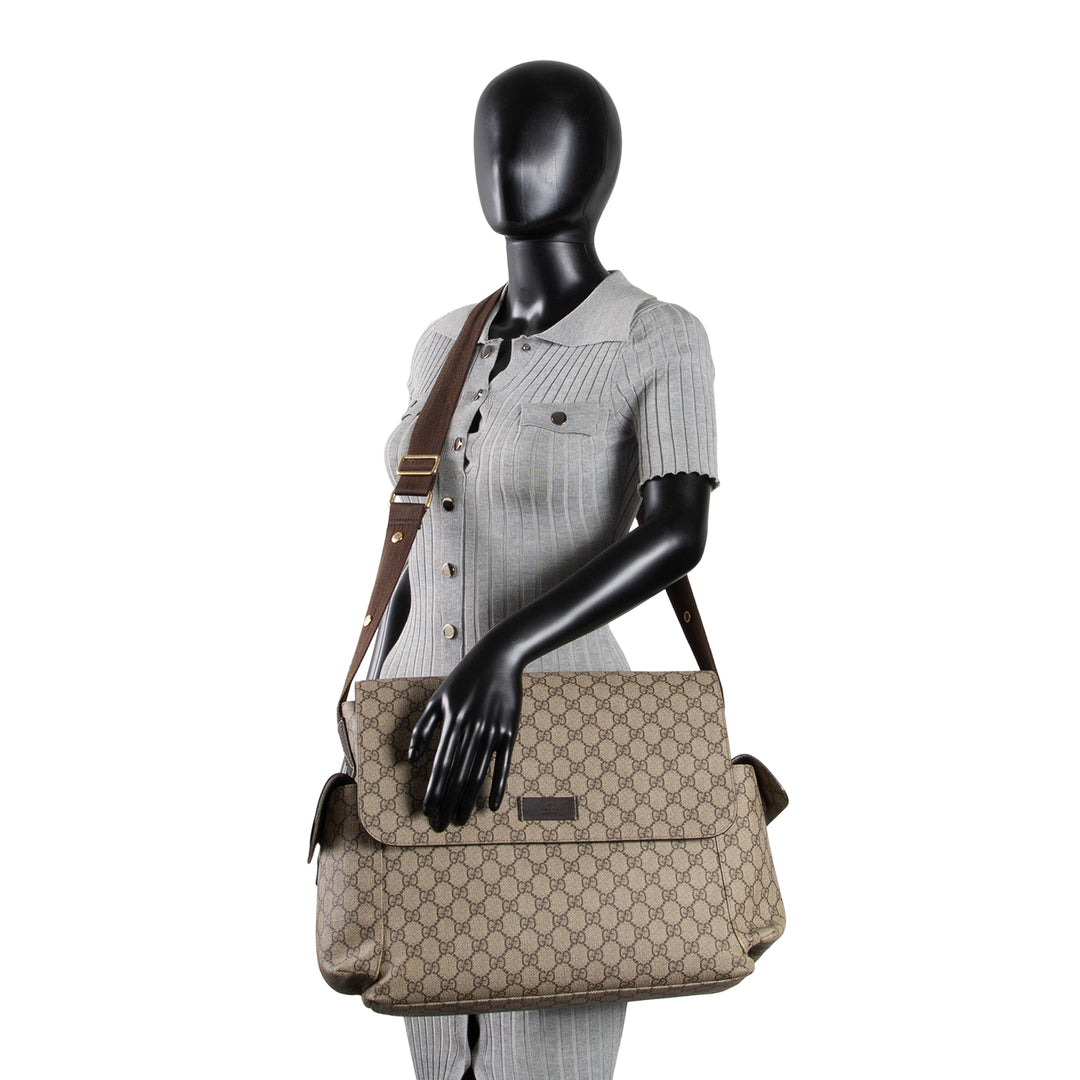 GUCCI GG Supreme Diaper Bag