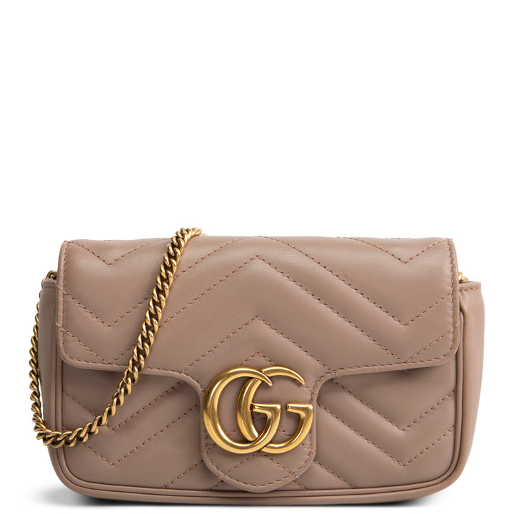 GUCCI GG Marmont Super Mini Shoulder Bag