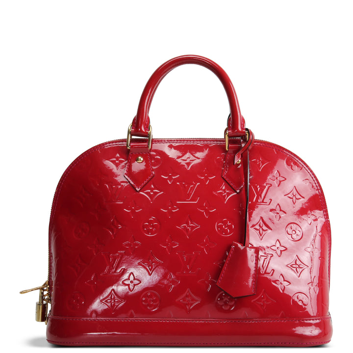 LOUIS VUITTON Alma Vernis PM - Red