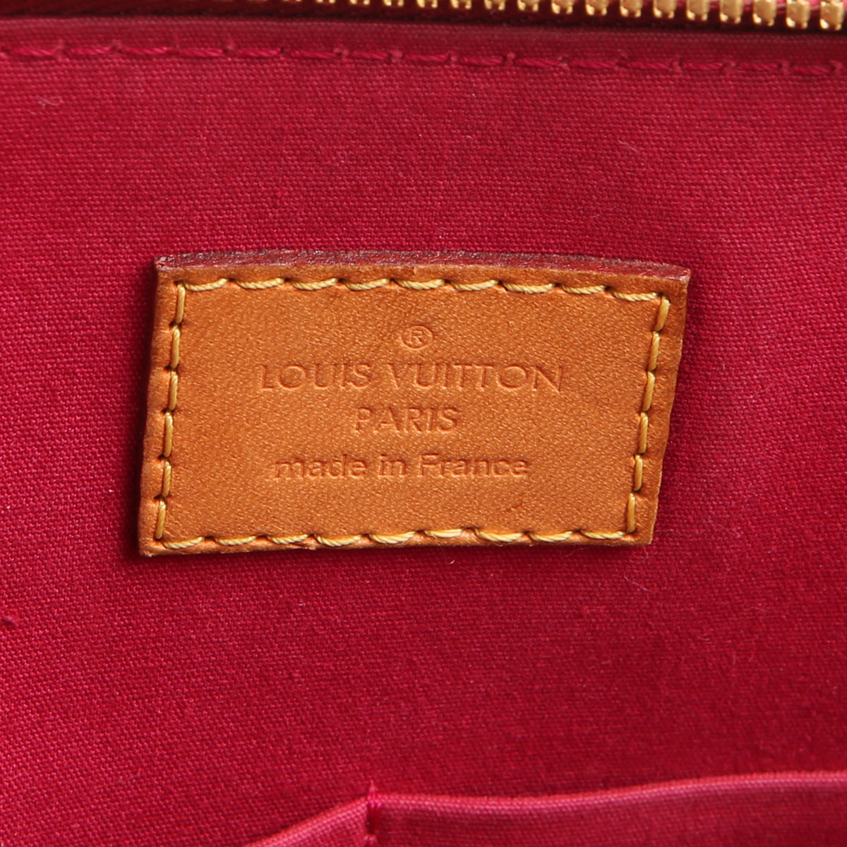 LOUIS VUITTON Alma Vernis PM - Red