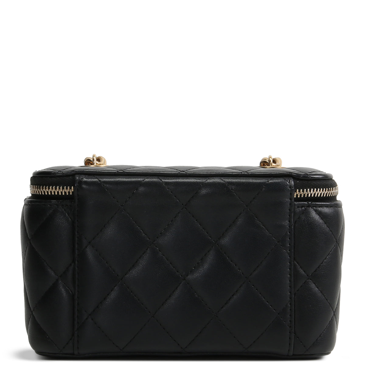 CHANEL Vanity Case w/ Charm Chain