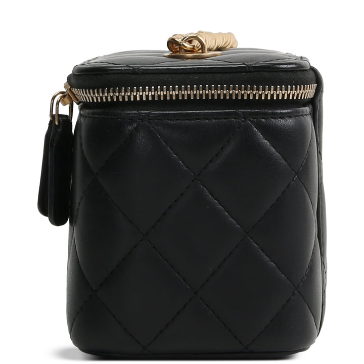 CHANEL Vanity Case w/ Charm Chain
