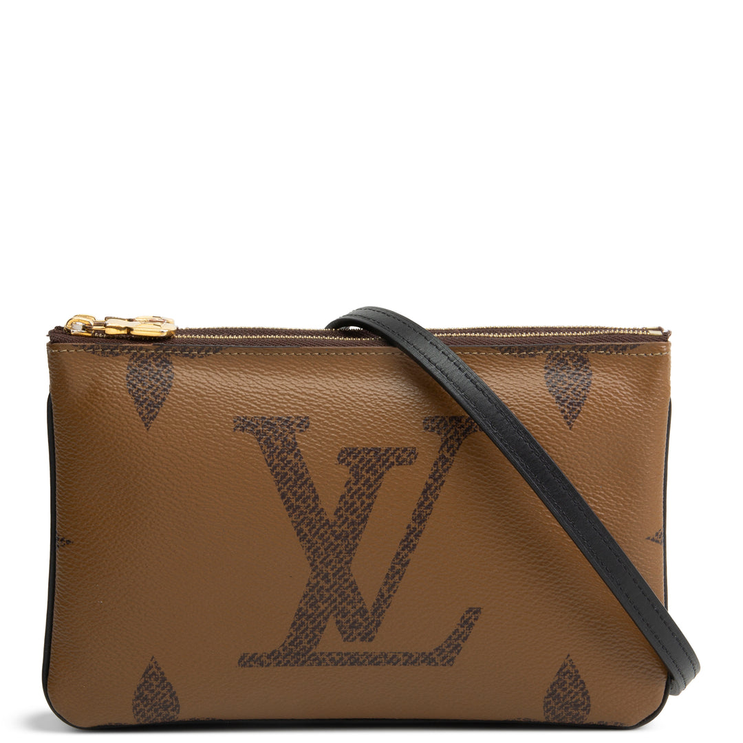 LOUIS VUITTON Reverse Giant Monogram Double Zip