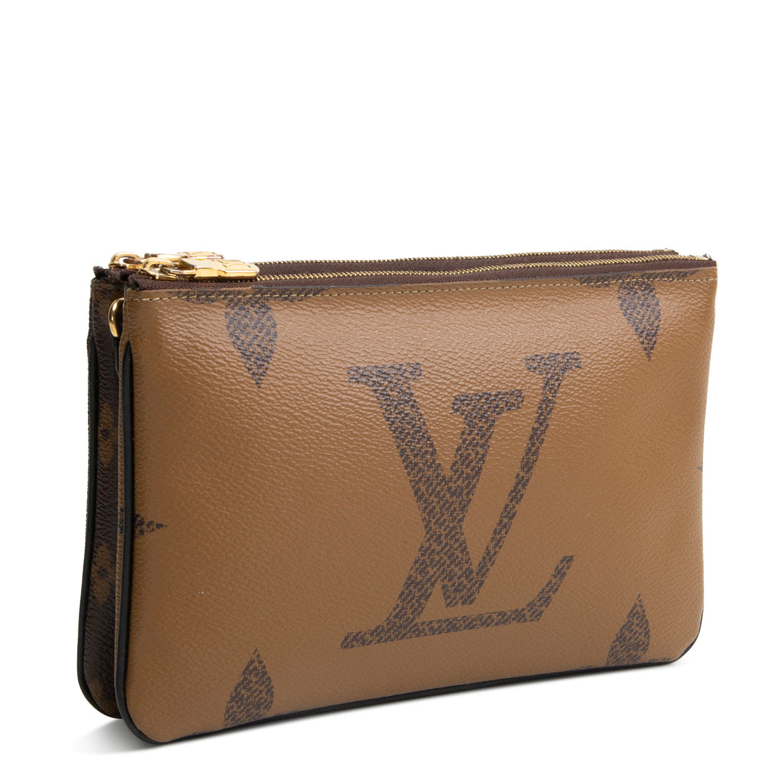 LOUIS VUITTON Reverse Giant Monogram Double Zip