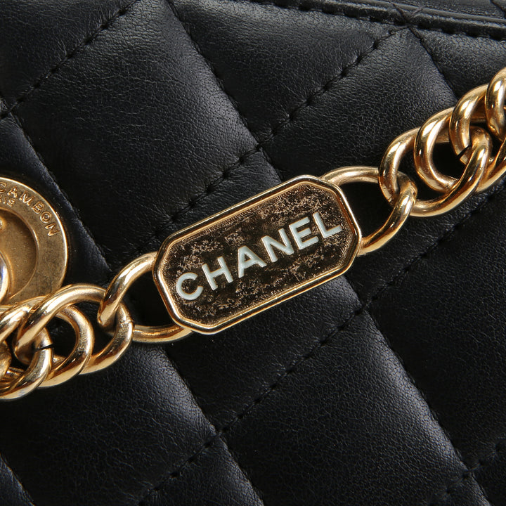 CHANEL Vanity Case w/ Charm Chain
