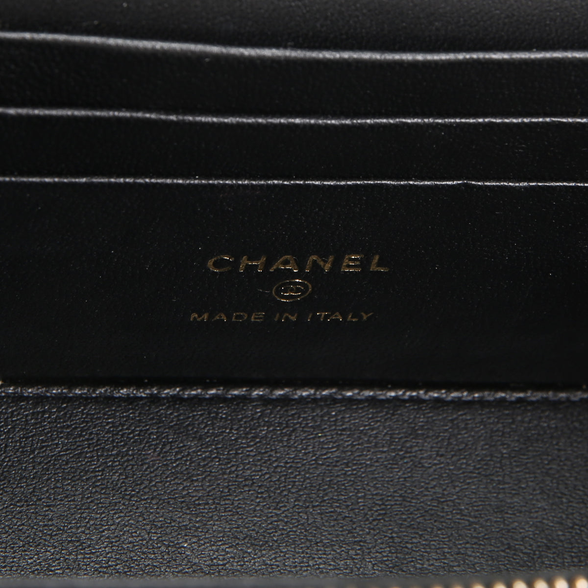 CHANEL Vanity Case w/ Charm Chain