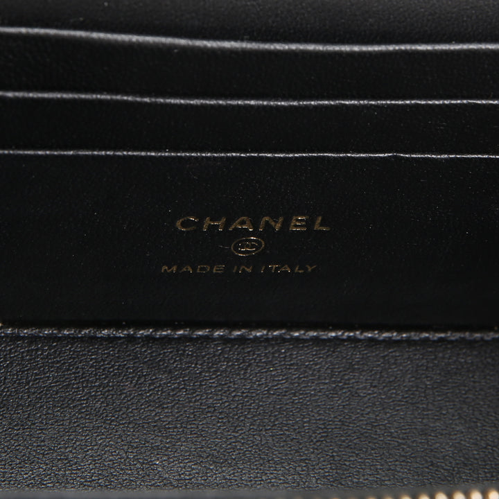 CHANEL Vanity Case w/ Charm Chain