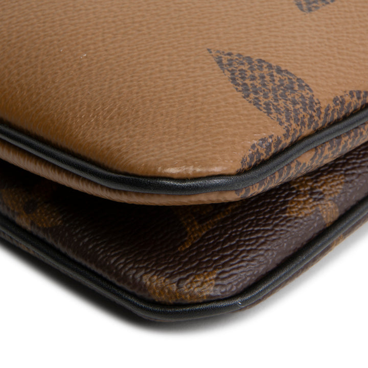 LOUIS VUITTON Reverse Giant Monogram Double Zip