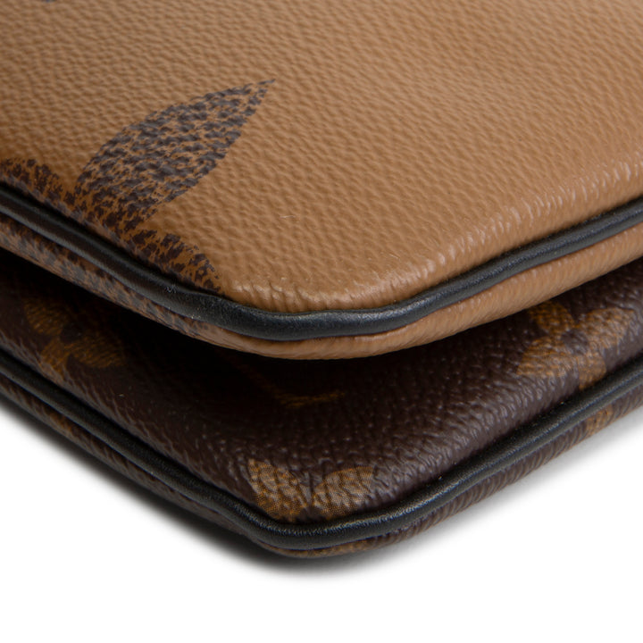 LOUIS VUITTON Reverse Giant Monogram Double Zip