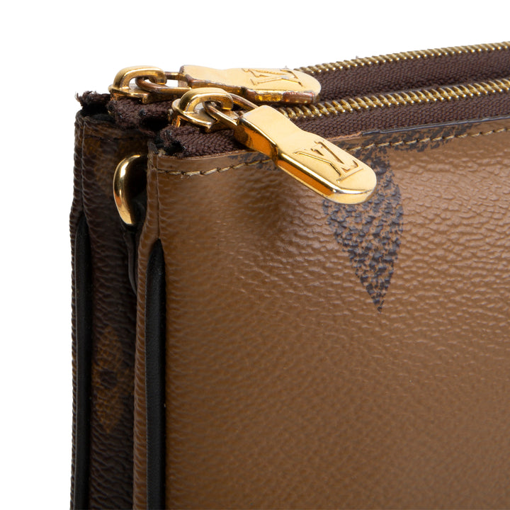 LOUIS VUITTON Reverse Giant Monogram Double Zip