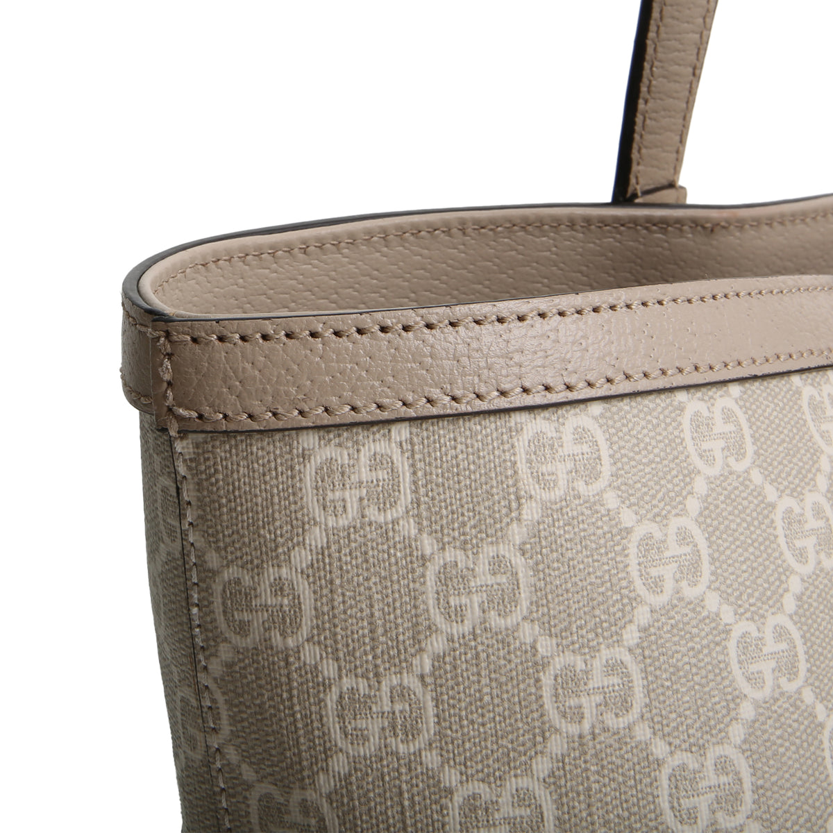 GUCCI GG Supreme Medium Ophidia Tote - Cream
