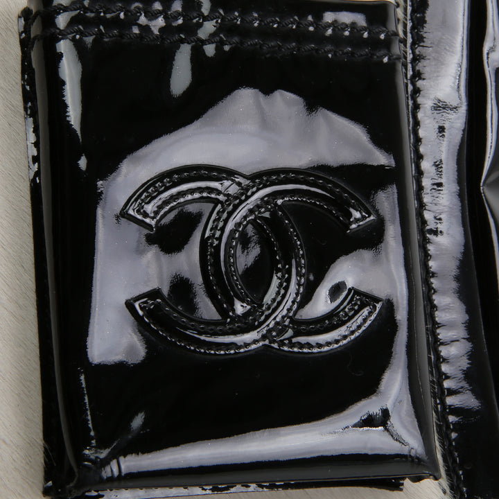 CHANEL Patent Pony Hair Tote - Black/Ivory OUTLET FINAL SALE