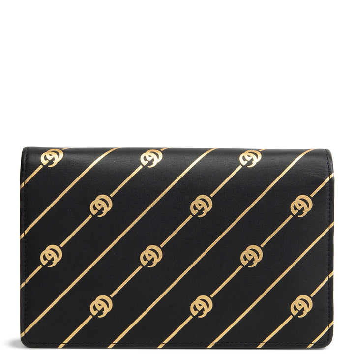 GUCCI GG Diagonal Wallet on Chain