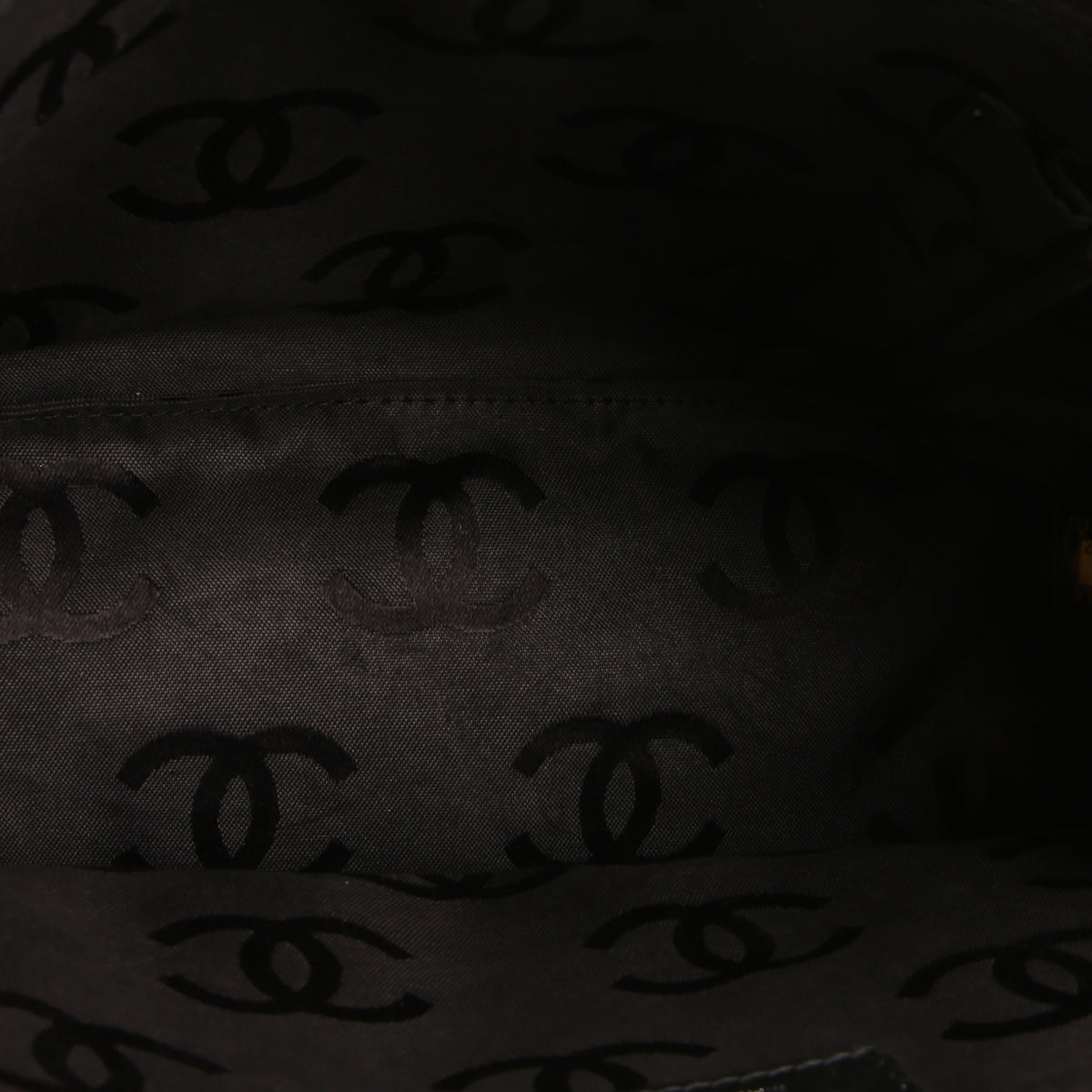 CHANEL Patent Pony Hair Tote - Black/Ivory OUTLET FINAL SALE
