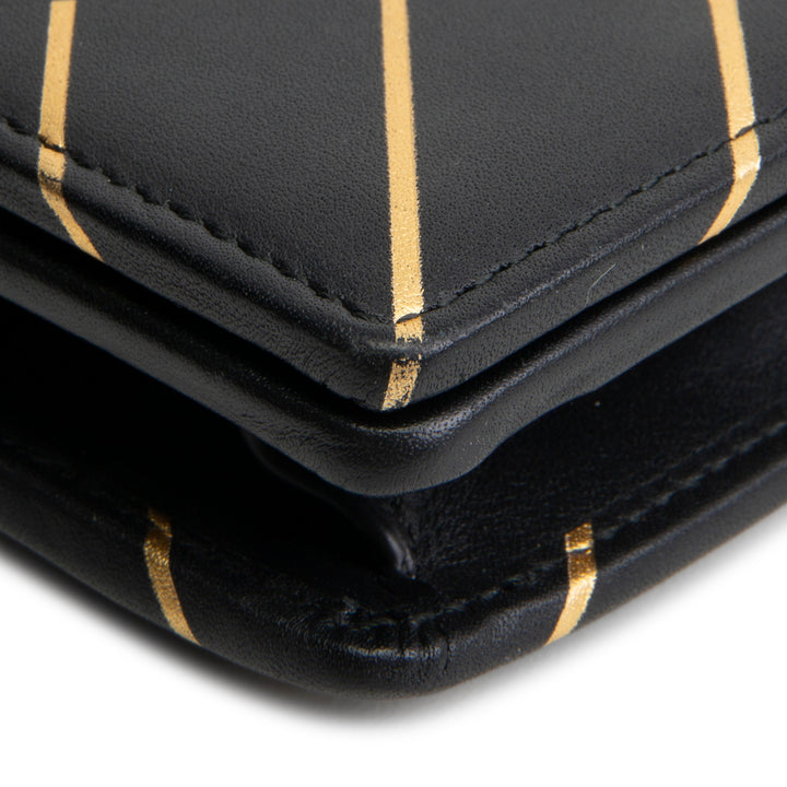 GUCCI GG Diagonal Wallet on Chain