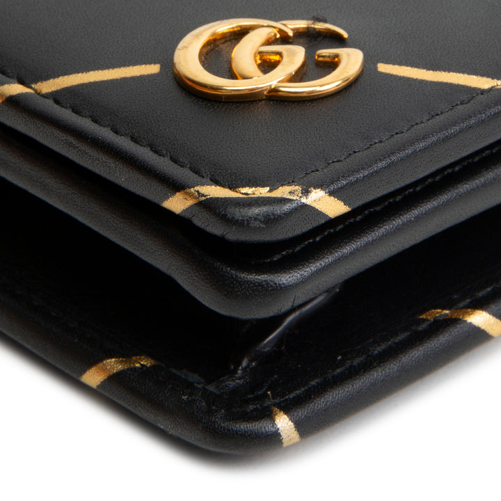 GUCCI GG Diagonal Wallet on Chain