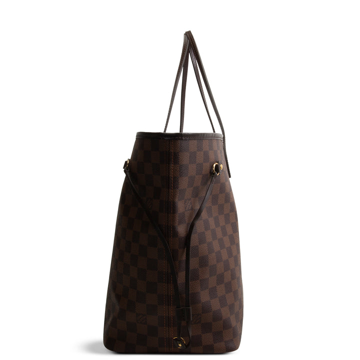 LOUIS VUITTON Damier Ebene Neverfull GM - No Pouch