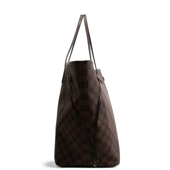 LOUIS VUITTON Damier Ebene Neverfull GM - No Pouch