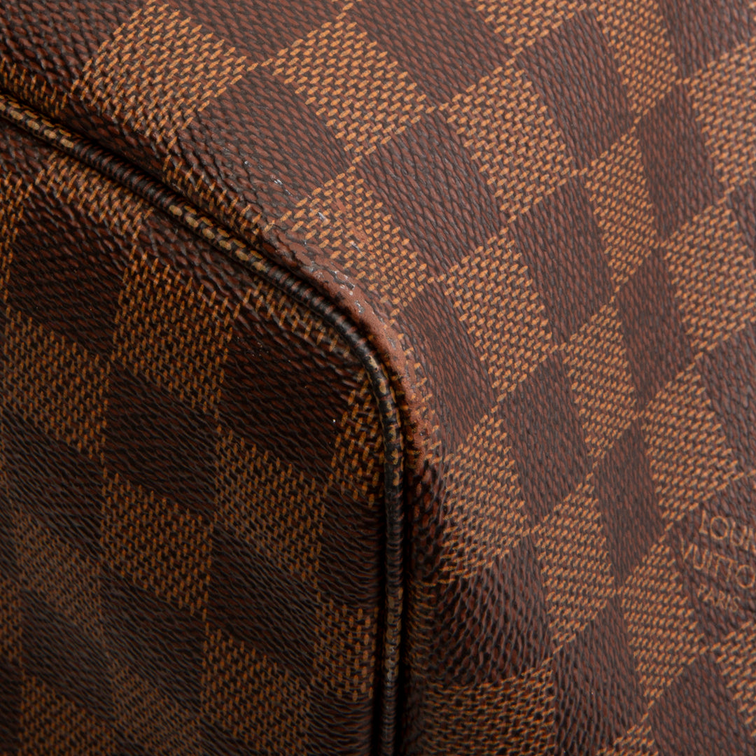 LOUIS VUITTON Damier Ebene Neverfull GM - No Pouch