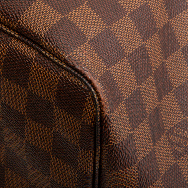 LOUIS VUITTON Damier Ebene Neverfull GM - No Pouch
