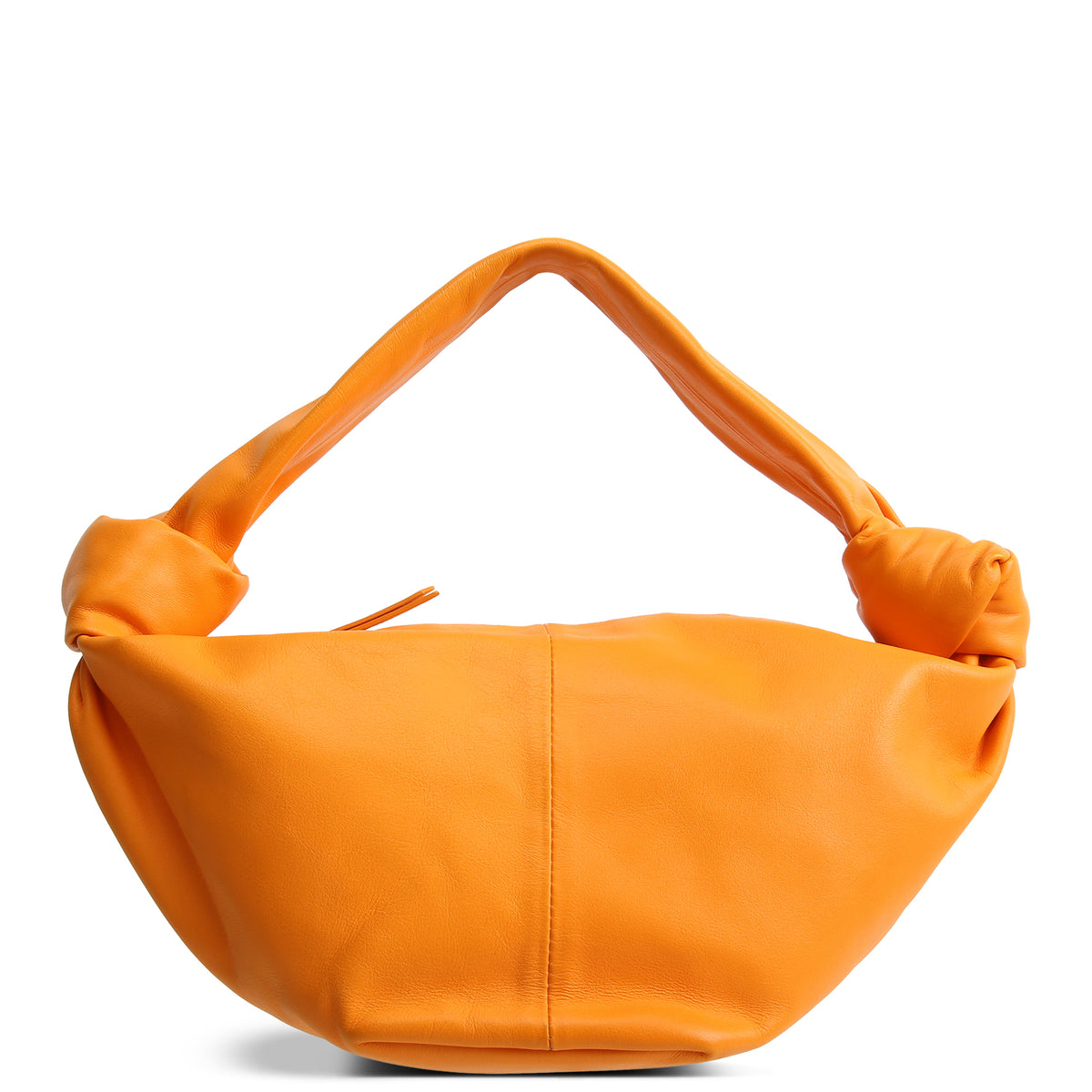 BOTTEGA VENETA Leather Double Knot Bag - Orange