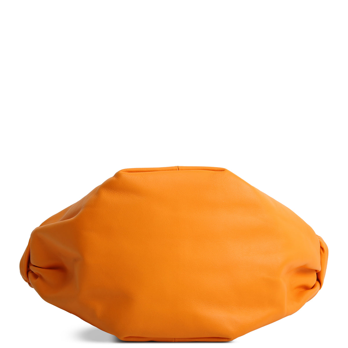 BOTTEGA VENETA Leather Double Knot Bag - Orange
