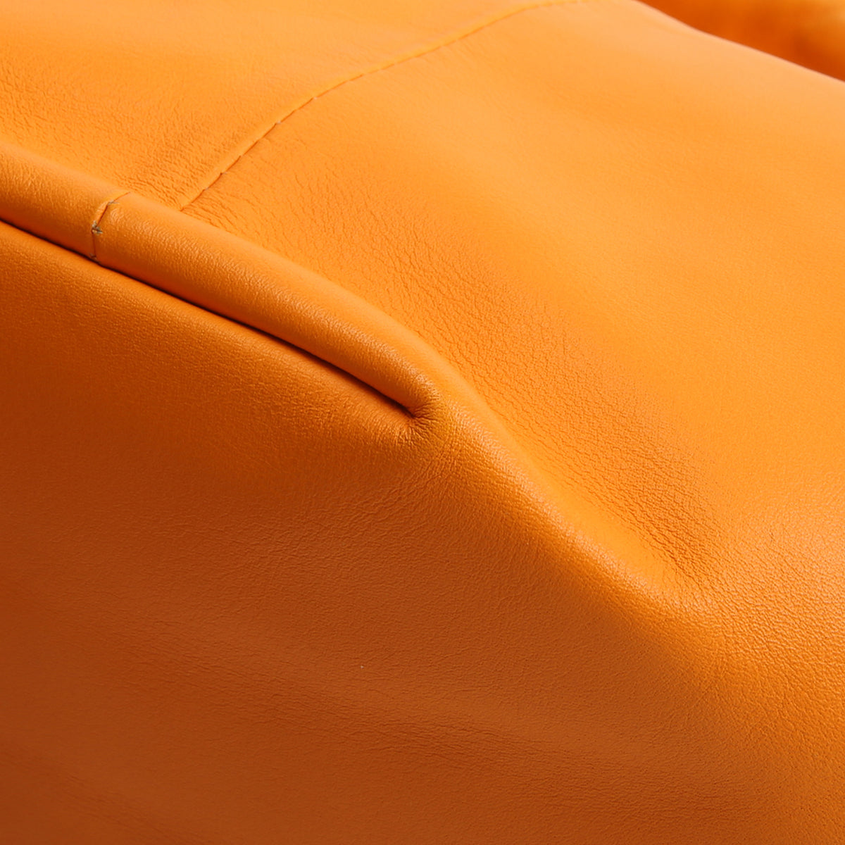 BOTTEGA VENETA Leather Double Knot Bag - Orange