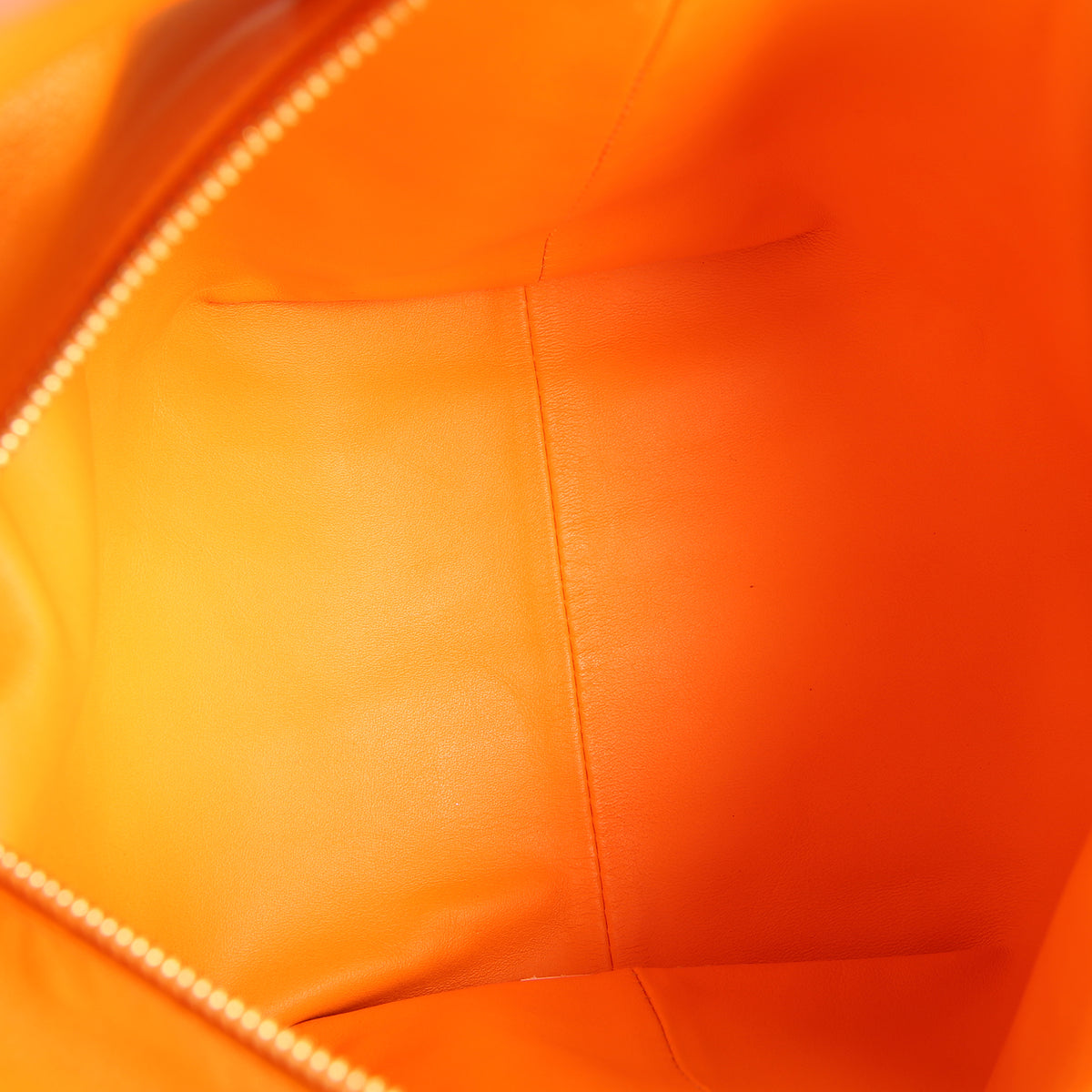 BOTTEGA VENETA Leather Double Knot Bag - Orange
