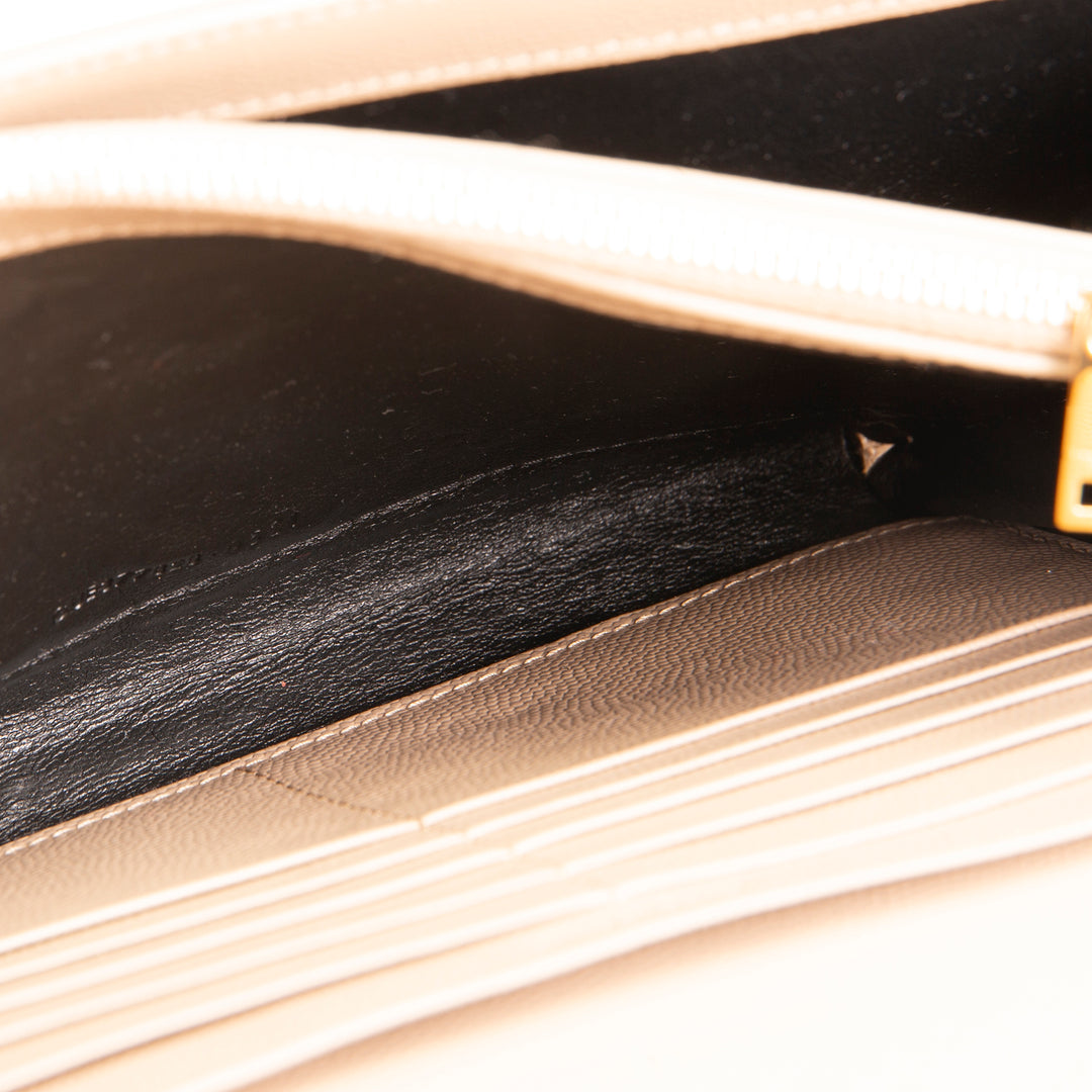 SAINT LAURENT Cassandre Envelope Wallet on Chain