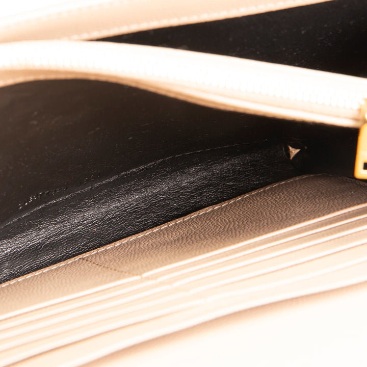 SAINT LAURENT Cassandre Envelope Wallet on Chain