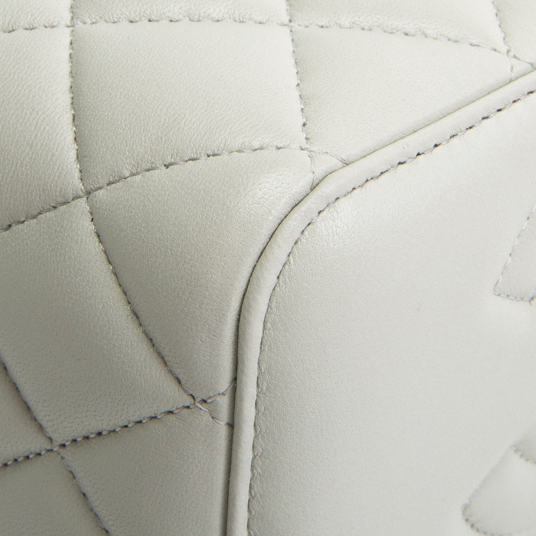 CHANEL Lambskin Top Handle Vanity