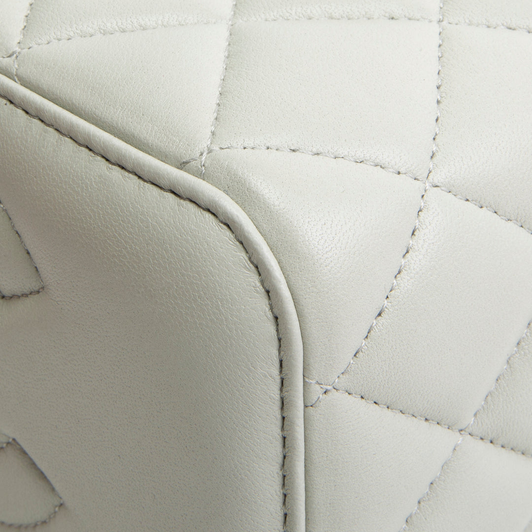 CHANEL Lambskin Top Handle Vanity