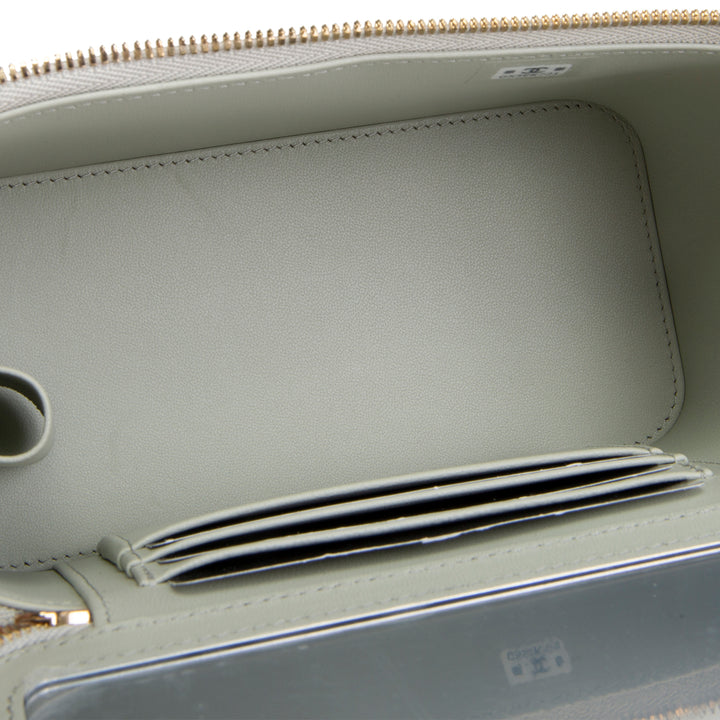 CHANEL Lambskin Top Handle Vanity