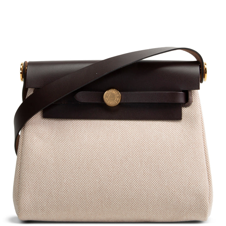 HERMES Toile Herbag Zip Mini 20