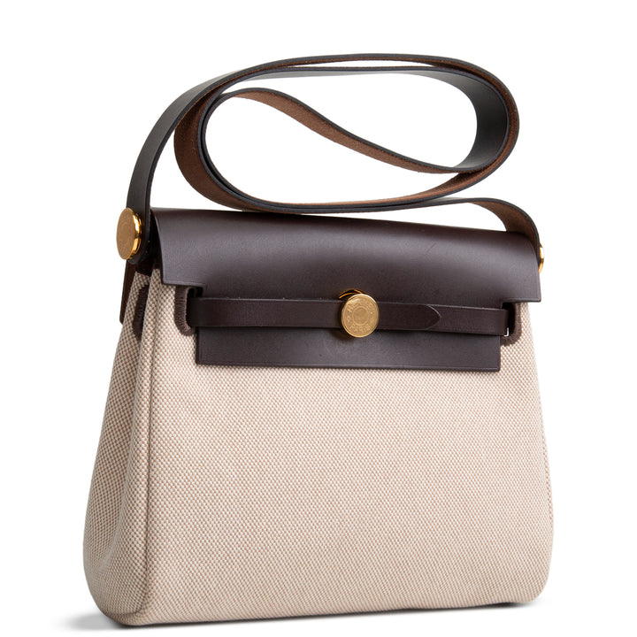 HERMES Toile Herbag Zip Mini 20