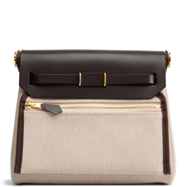 HERMES Toile Herbag Zip Mini 20