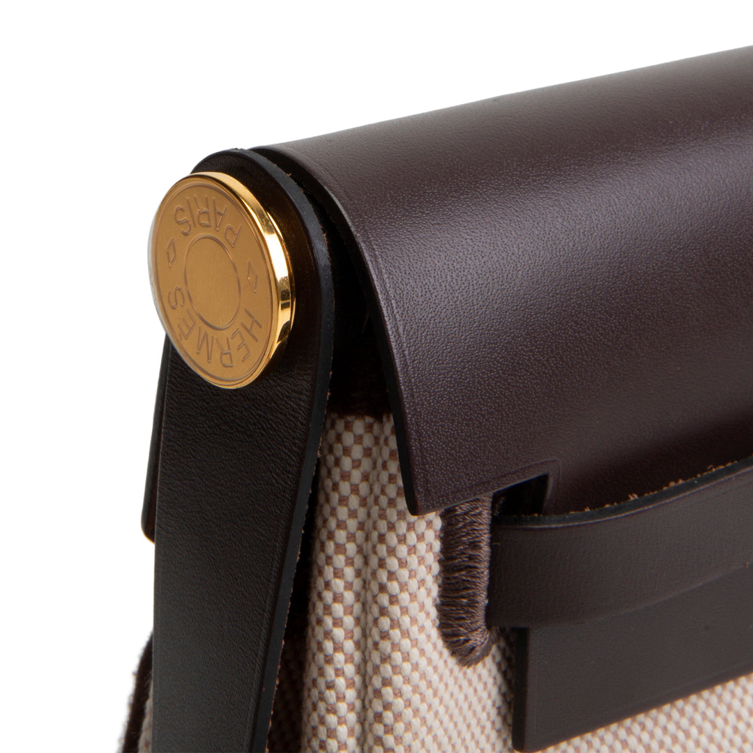 HERMES Toile Herbag Zip Mini 20