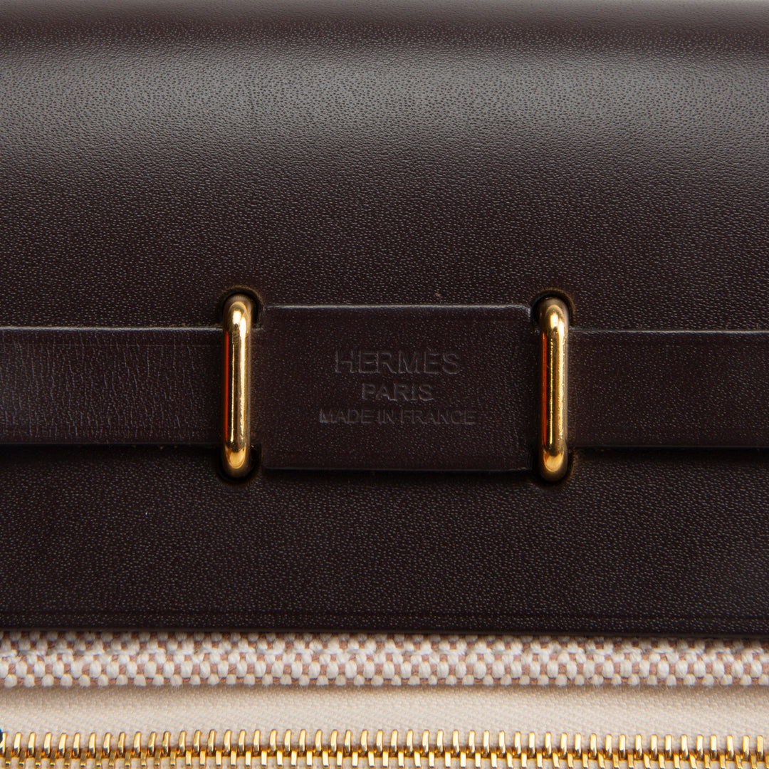 HERMES Toile Herbag Zip Mini 20
