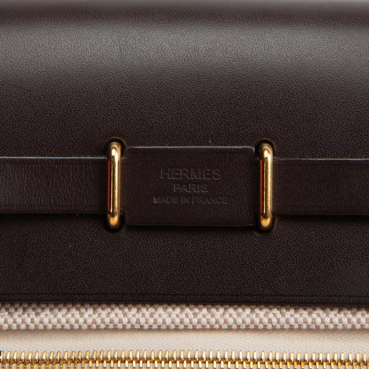 HERMES Toile Herbag Zip Mini 20