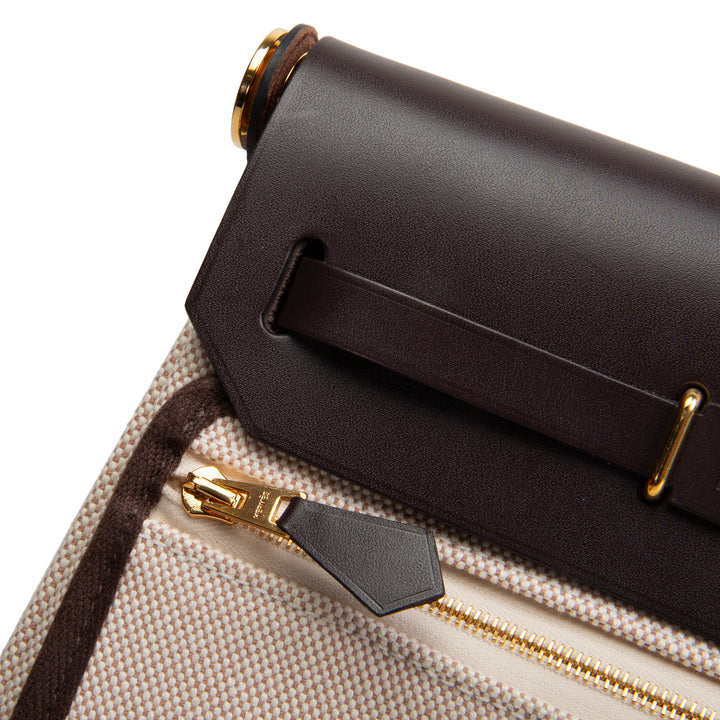 HERMES Toile Herbag Zip Mini 20