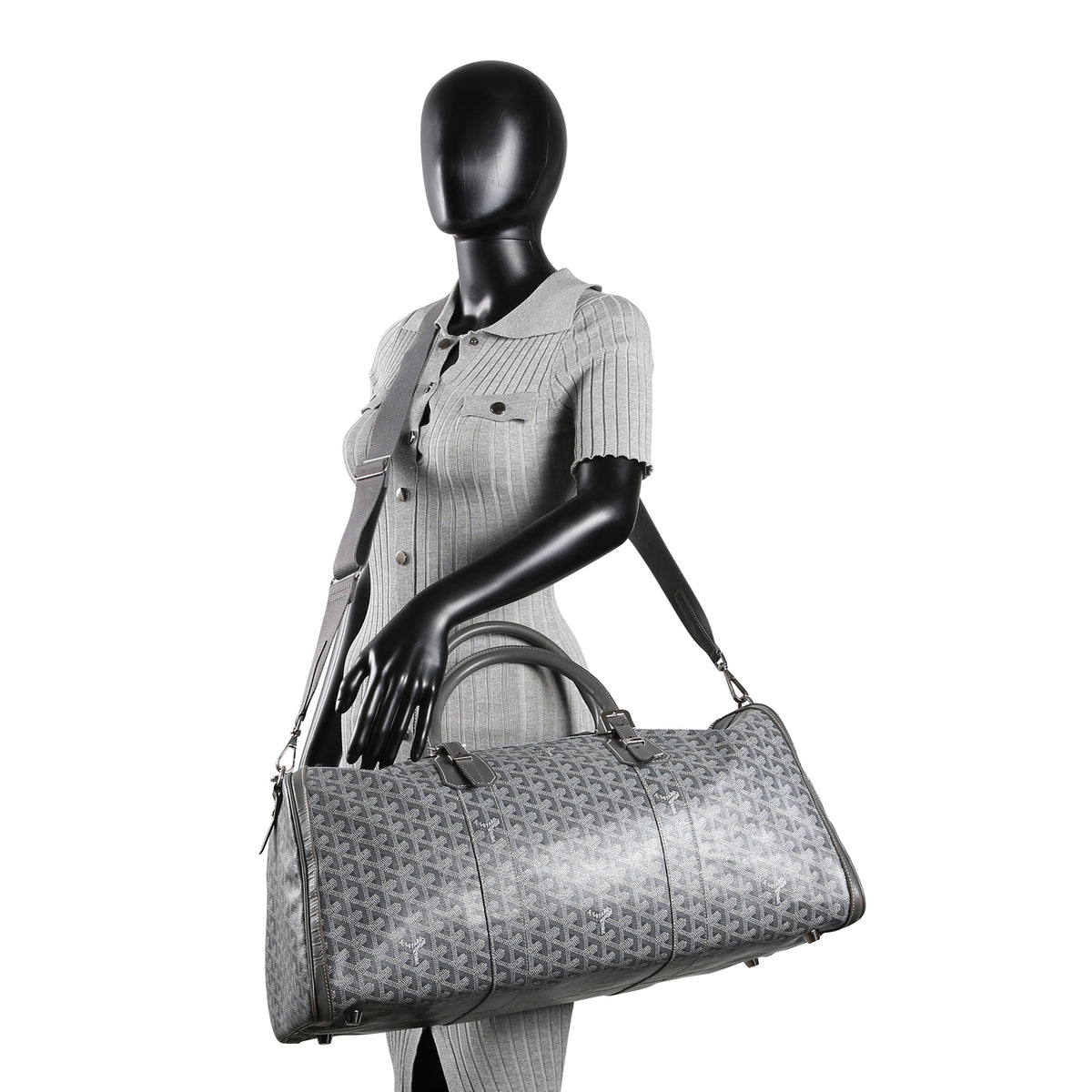 GOYARD Goyardine Croisiere Boston Bag 50