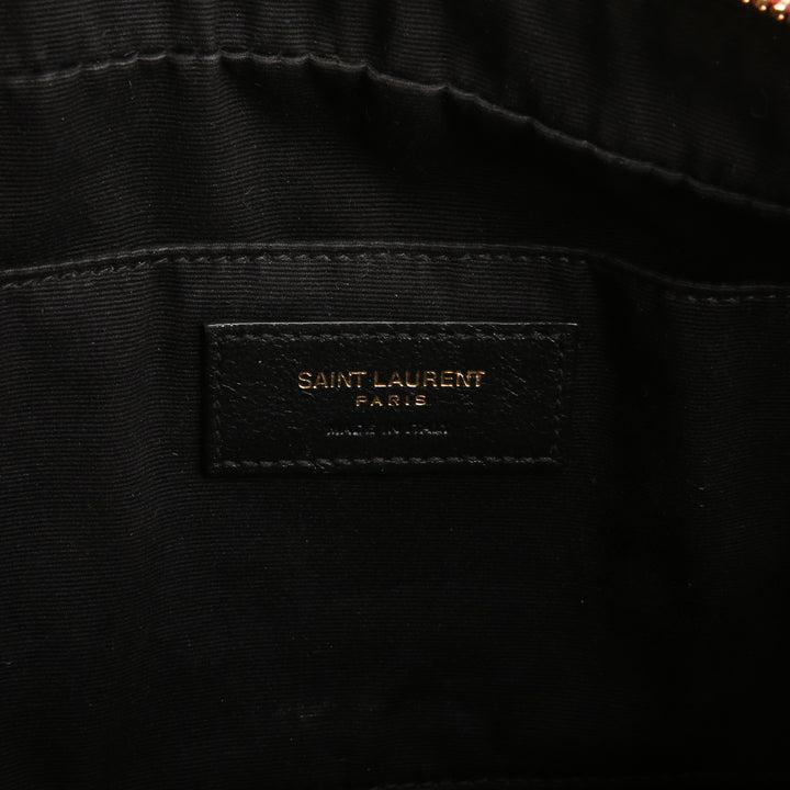 SAINT LAURENT Lou Camera Tassel Bag - Burgundy