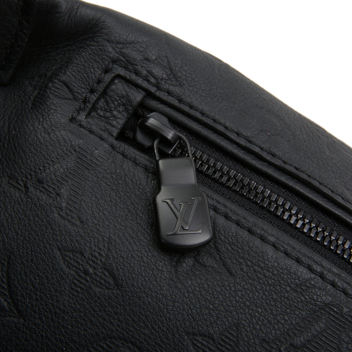 LOUIS VUITTON Monogram Shadow Discovery Bumbag - Black OUTLET FINAL SALE
