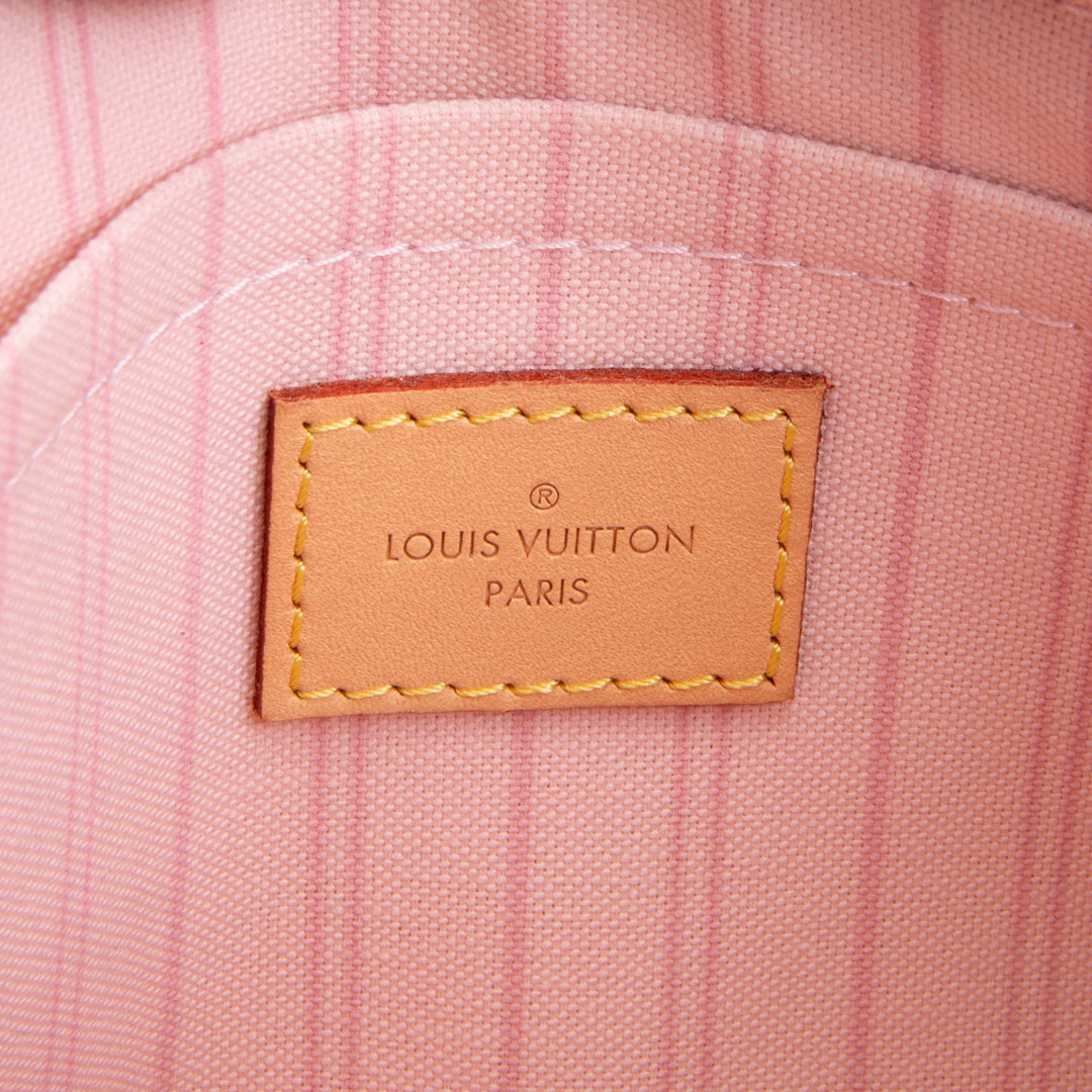 LOUIS VUITTON Neverfull GM Damier Azur w/ Pouch