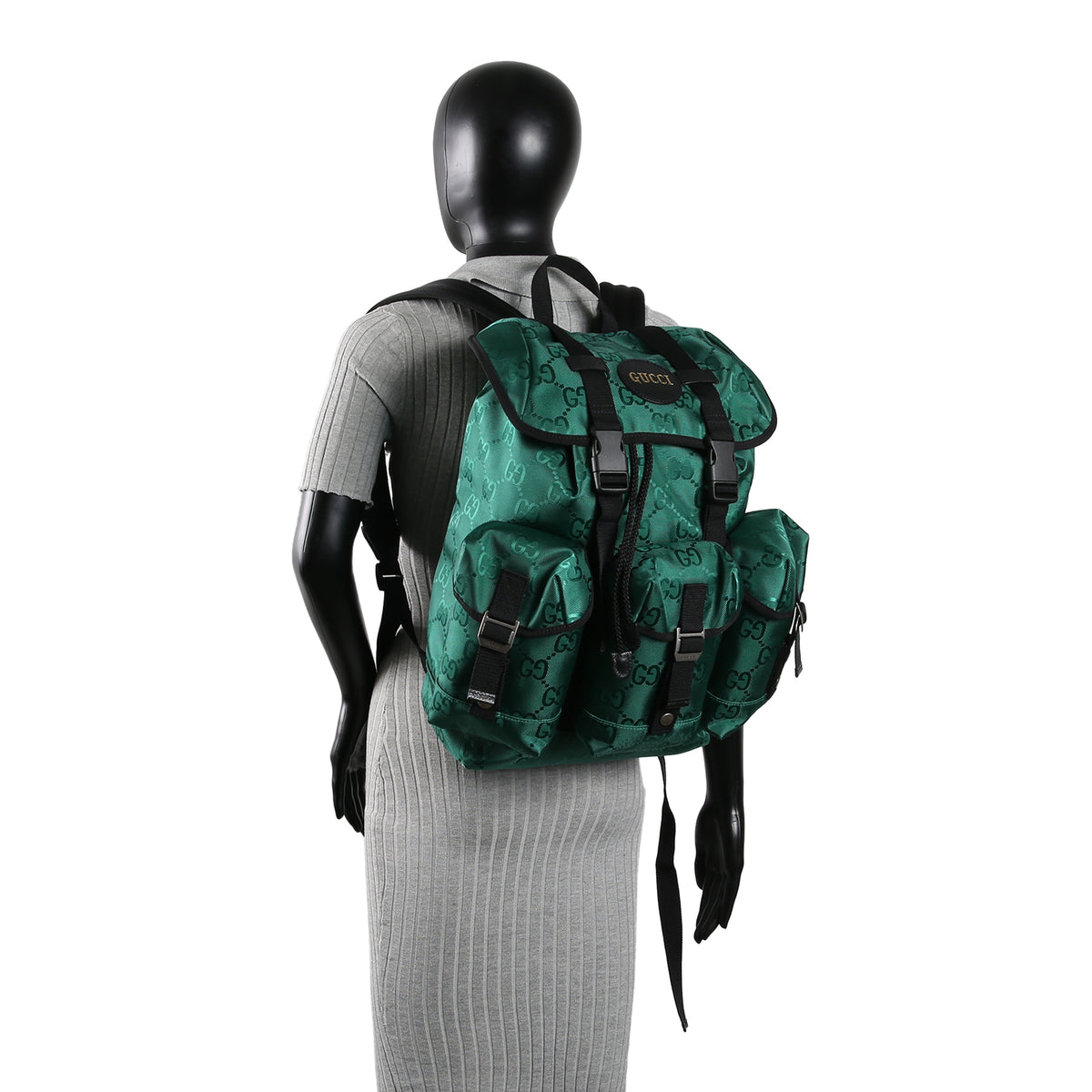 GUCCI GG Nylon Off The Grid Backpack - Green