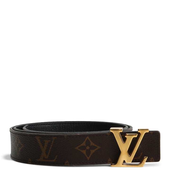 LOUIS VUITTON Monogram Initiales Reversible Belt OUTLET FINAL SALE