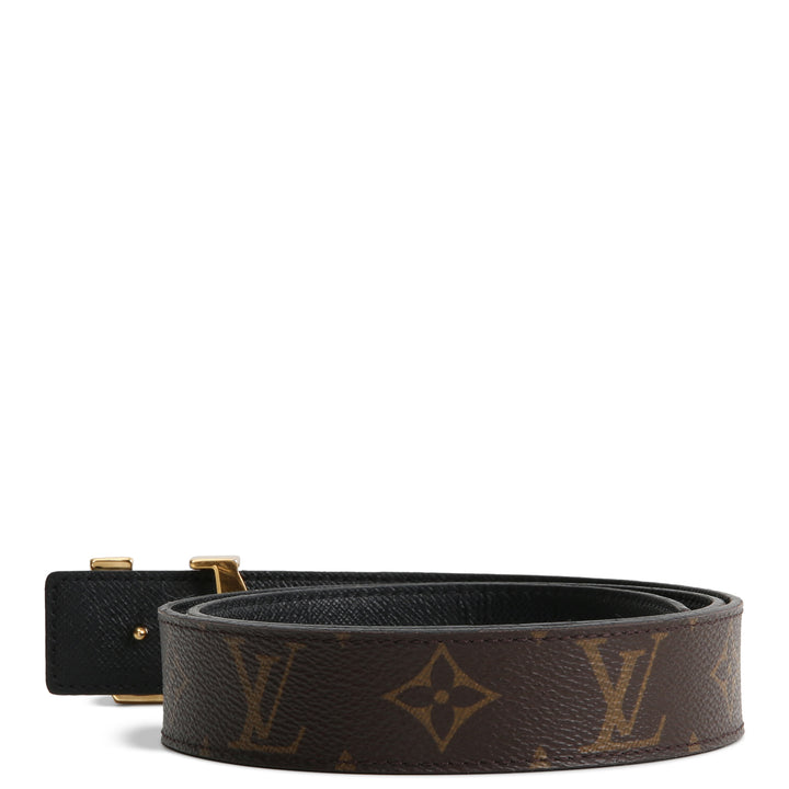 LOUIS VUITTON Monogram Initiales Reversible Belt OUTLET FINAL SALE