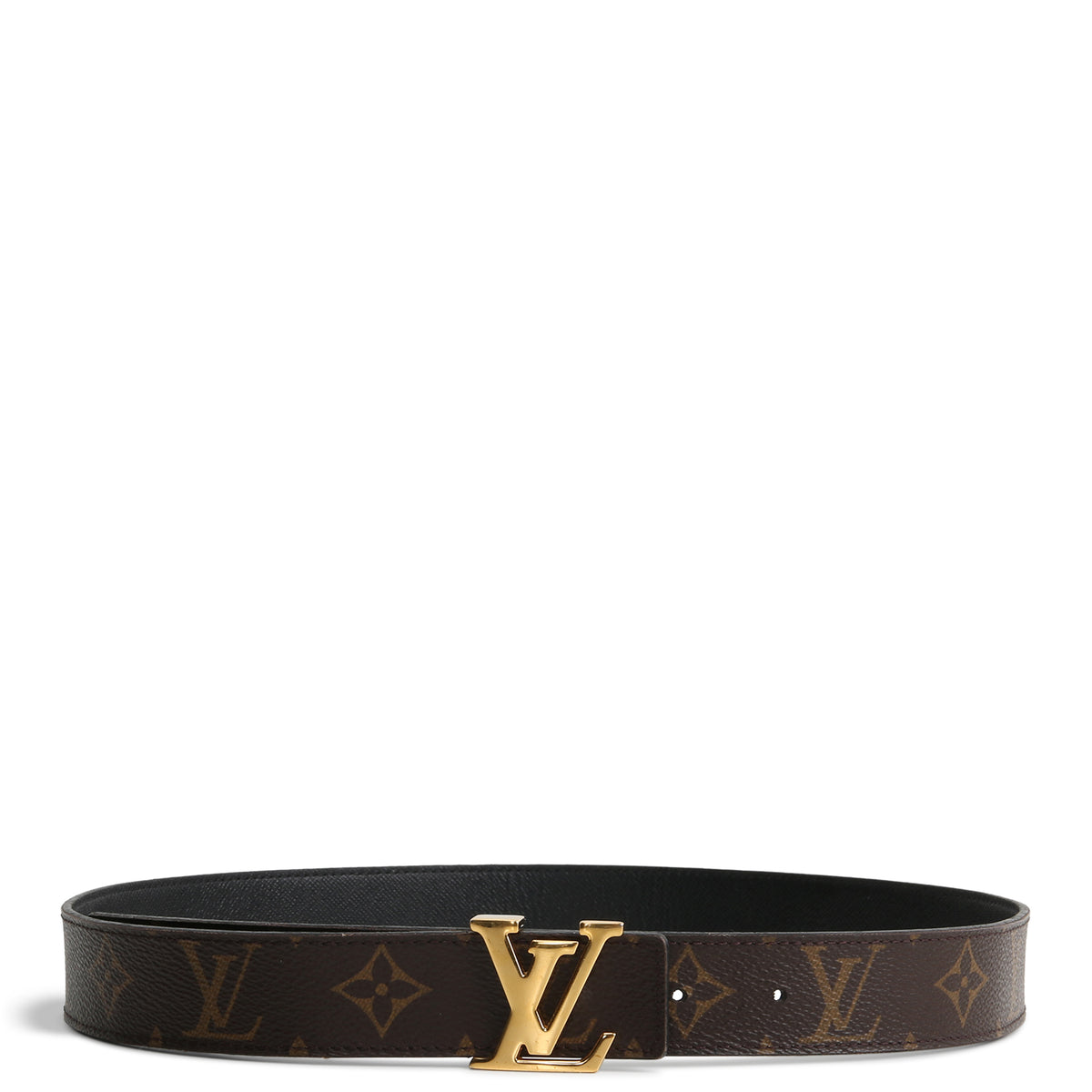 LOUIS VUITTON Monogram Initiales Reversible Belt OUTLET FINAL SALE